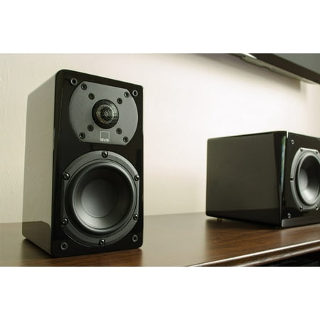 SVS - Prime 4-1/2" Passive 2-Way Speakers (Pair) - Premium black ash