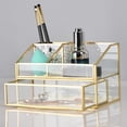 thumbnail image 5 of Estuche de almacenamiento de cosméticos, organizador de cosméticos, almacenamiento de maquillaje de cristal, organizador de lápiz labial, para jinwen organizador de maquillaje transparente, 5 of 5