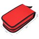 thumbnail image 5 of Vajilla impermeable para Picnic y acampada, bolsa de almacenamiento de doble capa (rojo), 5 of 8
