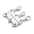 thumbnail image 2 of QIQUWOHUL Multi Necklace Layering Clasps Necklace Clasp Gold And Silver Necklace Separator For Layering Multiple Necklace Clasp For Women, 2 of 5