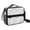 Game Controller White, variant on Game Controller Black Pattern Insulated Lunch Bag with Shoulder Strap and Bottle Holder,Bento School Lunch Bag Box,11x9.5x3.5 Inches