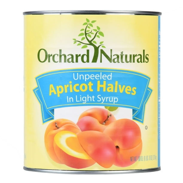 Orchard Naturals Unpeeled Apricot Halves Light Syrup