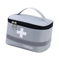thumbnail image 4 of Xuanheng First Aid Bag Empty Portable Professional Medical Bag for Camping M Gray, 4 of 8