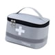 thumbnail image 4 of Bolsa de primeros auxilios, bolsa médica vacía, organizador portátil y compacto para maletín de transporte, bolsa médica M Gray, 4 of 9