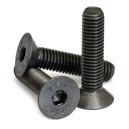 M6 X 12MM BLACK SOCKET CAP SCREWS BOLTS WASHERS NUTS STAINLESS STEEL PACK OF 10 
