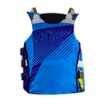 thumbnail image 1 of UR-20 Hyper Vest | Purple/Teal | Comfort EVA Foam | Comp PFD Life Vest (XXS/XS), 1 of 5