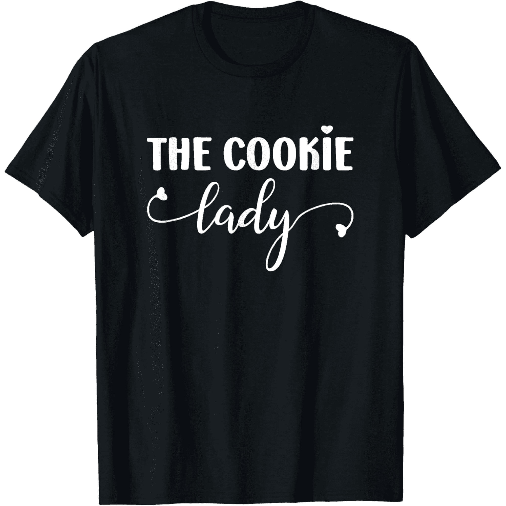 Retro The Cookie Lady Baker T-Shirt Funny Baking Gift for Women Mom Grandma Pastry Chef Graphic Tee