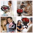 thumbnail image 4 of Black Waterproof Flower Wrapping Paper with Gold Trim, 24 Sheets 24.3" x 24" Floral Bouquet Wrapping Paper for Florists, Flower Arrangements, Wedding, Valentine's Day & Gift Packaging, 4 of 7