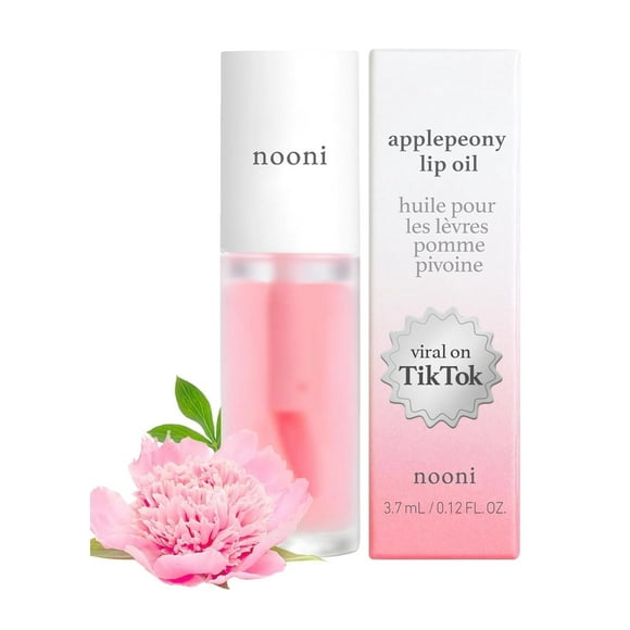 Aceite labial NOONI Applepeony hidratante de larga duración, 3,5 ml