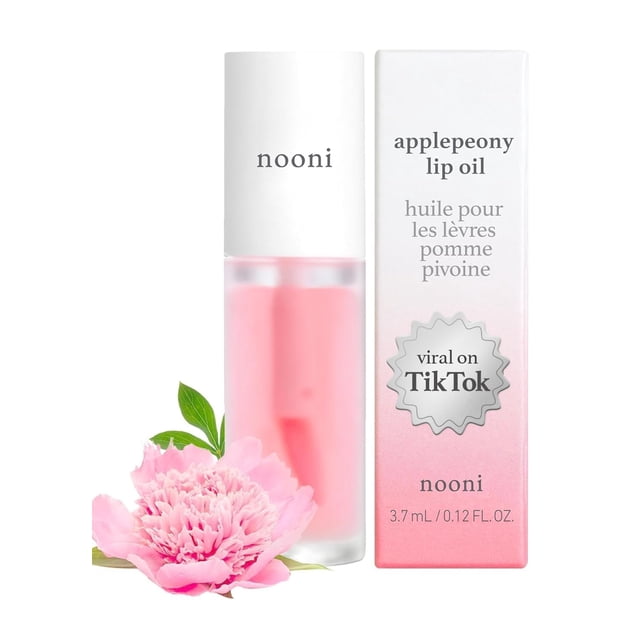 Aceite labial NOONI Applepeony hidratante de larga duración, 3,5 ml