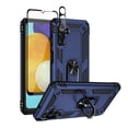 thumbnail image 1 of TASHHAR Samsung Galaxy A04S Case/A13 5G Case with Screen and Lens Protector Magnetic Ring Kickstand Military Grade Double Layer Drop Protection Rugged Detachable for Galaxy A04S/A13 5G Phone - Blue, 1 of 8