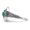thumbnail image 3 of 925 Sterling Silver Vintage Turquoise Ring, 3 of 8