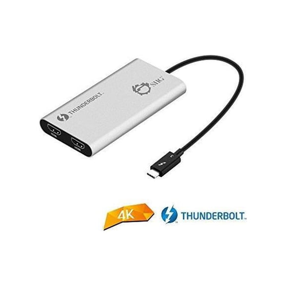 Siig Thunderbolt V3 To Dual Hdmi Adapter - Hdmi 2.0
