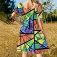 thumbnail image 4 of 2024 Stained glass gay dark Dress summer dresses womens luxury woman evening dress, 4 of 7