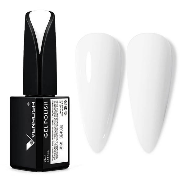 Esmalte de uñas en gel VENALISA Pure White 15 ml UV LED Manicure