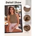 thumbnail image 3 of Anygrew Women's Summer Sleeveless Casual Camisole Shirt Slim Knit Ribbed Tank Tops, 3 of 6