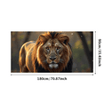 thumbnail image 3 of Realistic Lion Design Party Banner Backdrop Background Decorations for Safari Themed Parties Animal Celebrations Photography Props and Event Decor, 3 of 7