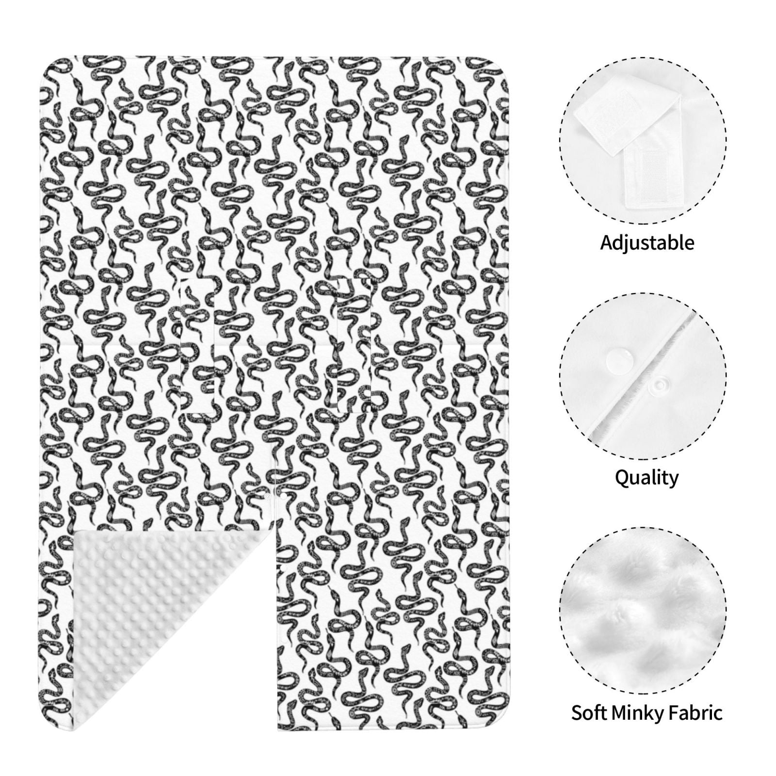 Naloa Snake Baby Car Seat Cover, Breathable Baby Carrier Cover, Multiuse Baby Carrier Cover & Nursing Breastfeeding Cover