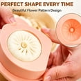 thumbnail image 2 of Dumpling Mold Silicone Press, 2026 New Dumpling Cake Pop Mold with Handle, 3D Manual Baozi Silicone Mold Suitable for Making Buns, 3 Count, 2 of 7