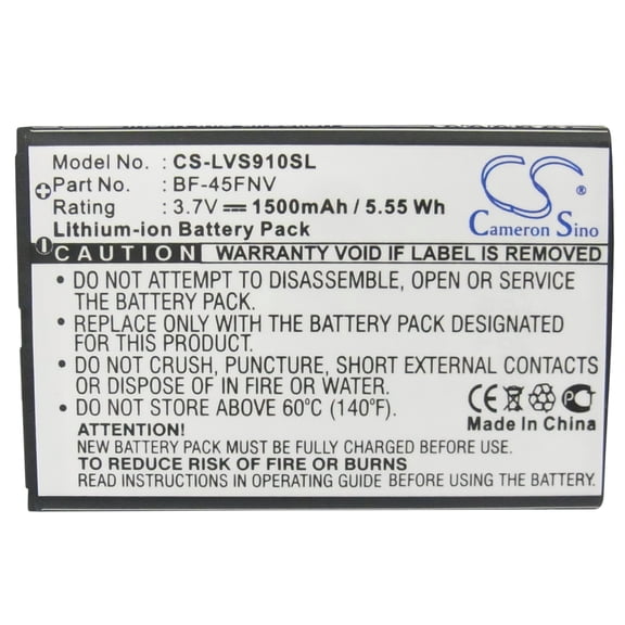 1500mAh BF-45FNV SBPL0103102 Battery for LG VS910 Revolution Revolution 4G MS910 Esteem 4G Bryce US760