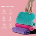 4Pack Erase Your Face Makeup Removing Cloths Pink, Black, Teal