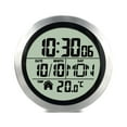 thumbnail image 1 of Amdohai No Punching Suction Cup Clock Home Clock Waterproof Bathroom Washroom Clock Kitchen Clock LCD Digital Display Clock Temperature Detector, 1 of 8