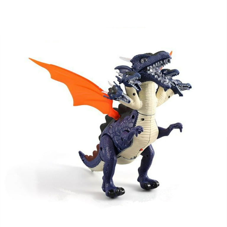 Fridja 10 Alive Dragon Toys for Boys, Electric 5 Headed Dragons