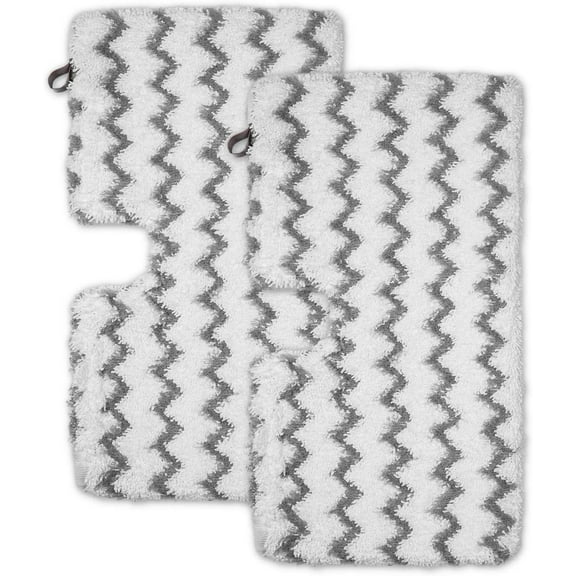 PUROSUR Microfiber Steam Mop Pads for Shark Steam Pocket Mop S3501 S3601 S3550 (2 Pack)