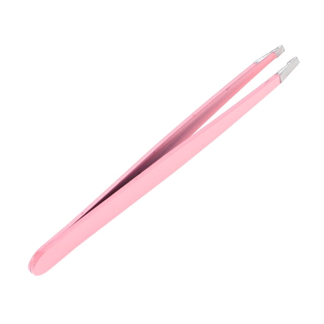 Ofertas Únicas 1 Pc Pinzas de Cejas de Color Sólido para Baño Viaje Hotel Rosa Acero Inoxidable