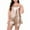Beige, variant on yillto Womens Plus Size Satin Pajamas Sets Silky Sleeveless Cami Tank Top and Shorts Soft Comfy Lounge 2 Piece