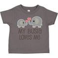 thumbnail image 3 of Inktastic My Busia Loves Me Childs Boys or Girls Toddler T-Shirt, 3 of 5