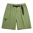 thumbnail image 4 of Bermuda Cargo Shorts for Men Summer Casual Elastic Waist Wide Straight Leg Relaxed Fit Work Shorts with Pockets, 4 of 4