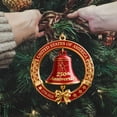 thumbnail image 3 of USA 250th Anniversary Bell Ornament - 3D Red & Gold Commemorative Hanging Decor, Elegant Doorbell for Patriotic Holidays, Christmas Tree, Collectors Gift, Enamel Crafted Detailing(1pc), 3 of 5