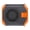Orange color, variant on Tibvox Cooling Fan 1800mAh Clip Fan ABS Texture Suitable for Travel Camping Fishing
