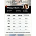 thumbnail image 7 of FlorCurve Plus Size Sweatshirts for Women Long Sleeve Shirts Crew Neck Loose Fit Blouse with Pockets, Navy 3XL, 7 of 7