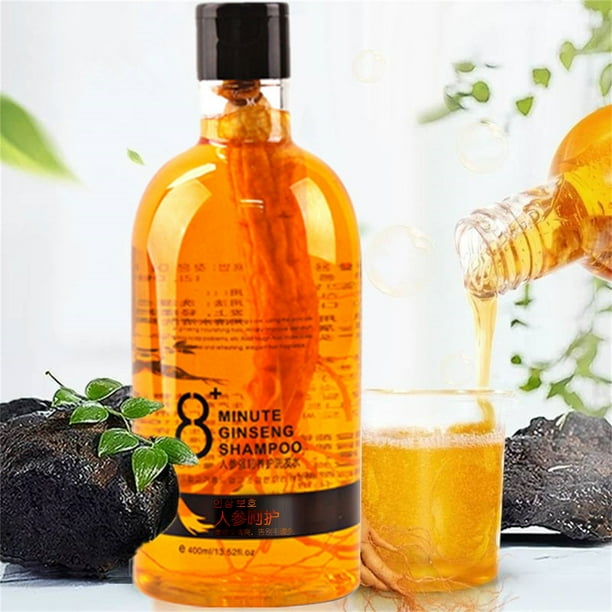 Ginseng Shampoo Ginseng Extract Root Nourishing Shampoo 8 Minute Ginseng  Shampoo For Hair Growth, Gold Ginseng Shampoo 400ML for Men And Women |  Walmart en línea