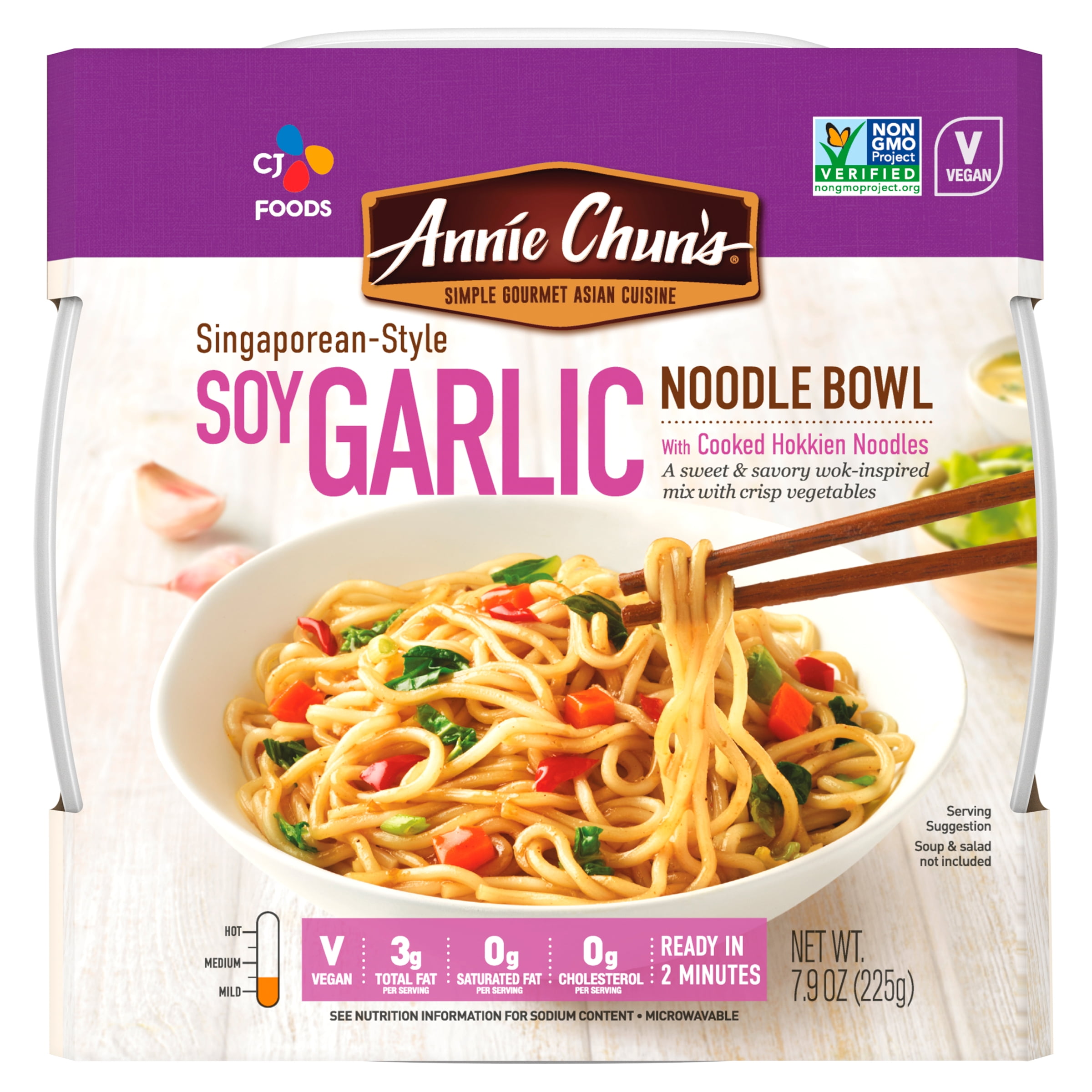 Annie Chun's Singaporean-Style Soy Garlic Noodle Bowl, 7.9 oz