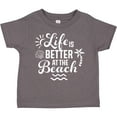thumbnail image 3 of Inktastic Life is Better at the Beach with Sunshine Seashell and Palm Trees Boys or Girls Toddler T-Shirt, 3 of 5