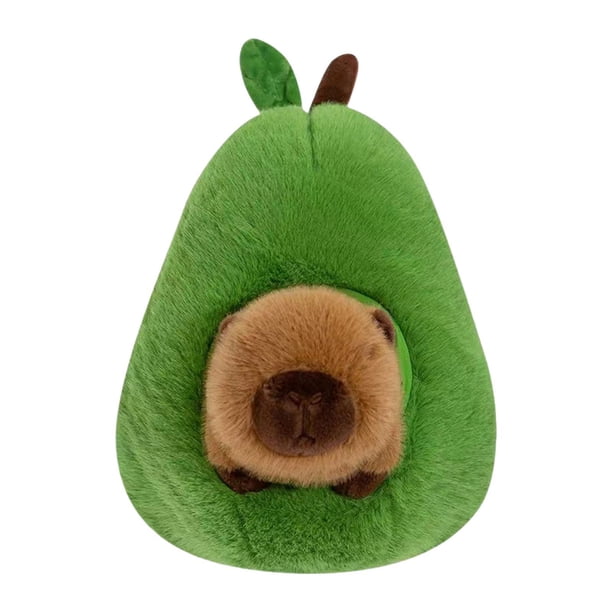 Peluche de capibara para abrazar, suave y encantador, para decoración de habitación, regalos de Navidad, adornos para sofá, juguete de capibara de