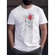 thumbnail image 1 of Camiseta informal y cómoda de manga corta con estampado de corazón de nerd y tráfico, ideal para el día a día de primavera/verano. Ideal para adultos, hombres, mujeres, adolescentes y jóvenes., 1 of 5