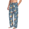 thumbnail image 6 of Naloa Surf Shark Pajama Pants Men, PJ Bottoms, Sleep & Lounge Pants-Small, 6 of 6