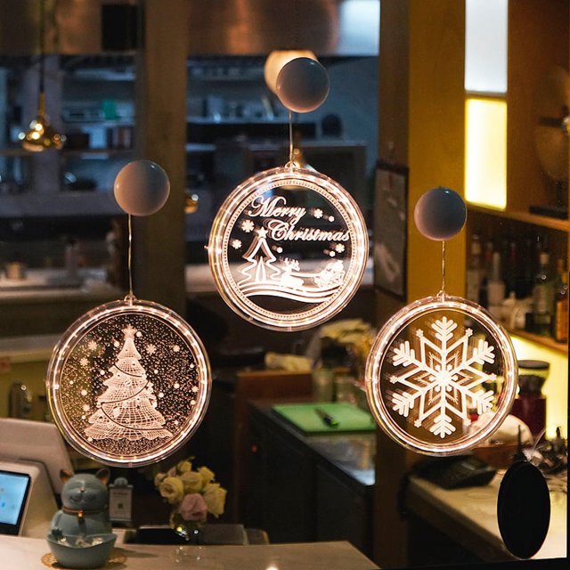 Christmas led decorative lights Christmas room small decorative lights window courtyard layout modeling lights