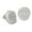 Silver, variant on Hiphop XL 1/2 Inch Full Iced Cubic Zirconia Round Prong Setting Screw Back Earring BE 11403 S