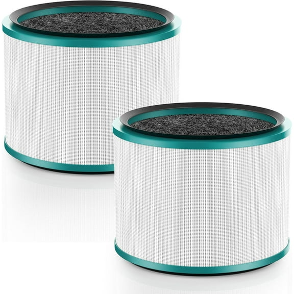 2 Pack Air Purifier Filter Replacements for EnjinzzHP01, HP02, DP01 Desk Purifiers. Compare to Part # 968125-03 - Compatible with Dyson Pure Hot Cool Link Air Purifier Filter Replacement.
