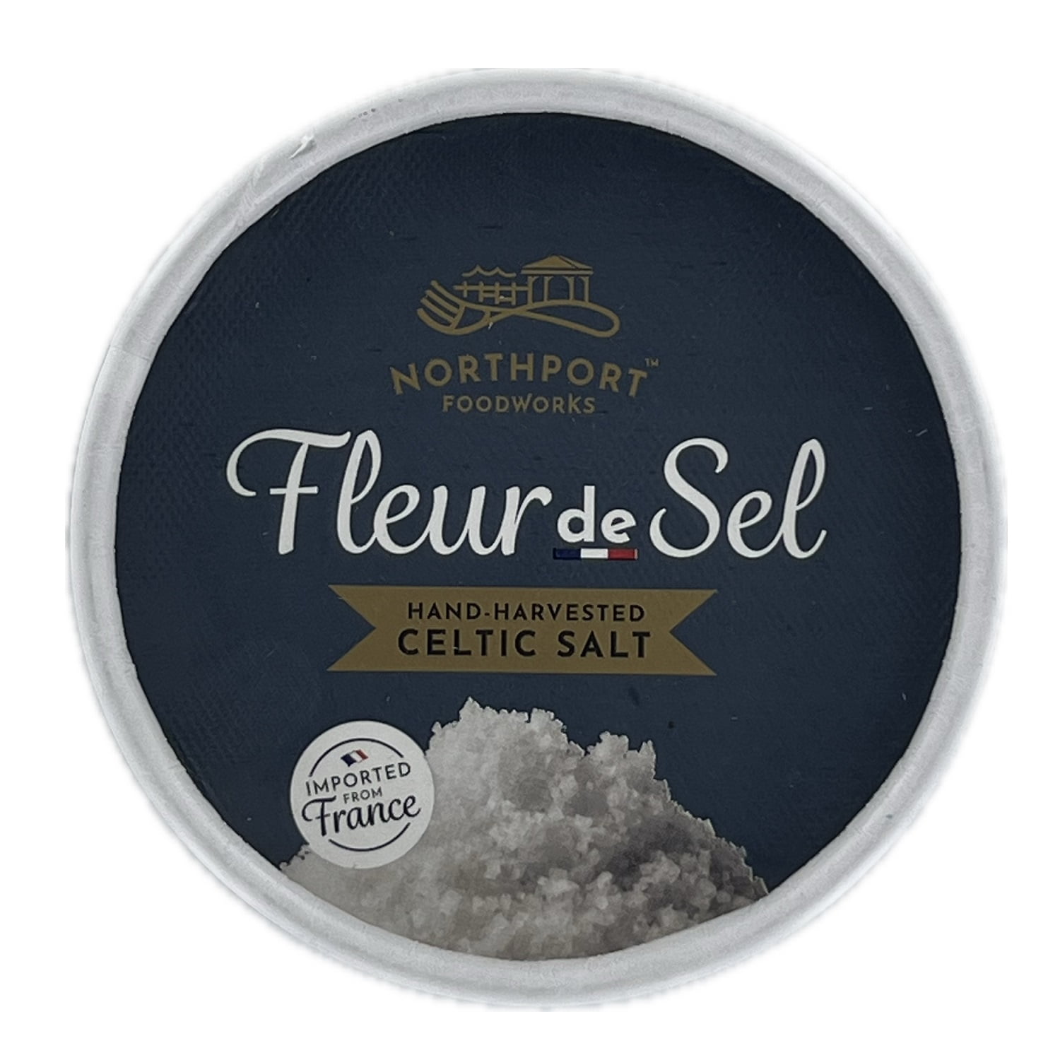 Northport Foodworks Fleur de Sel Hand-Harvested Celtic Salt, 26.46 Ounce