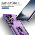 thumbnail image 4 of Decase for Samsung Galaxy S25 Ultra Case,Shockproof Protection,Rotating Ring Stand,Magnetic Car Mount Compatible, Scratch-Resistant, Dual Layer Hard PC + TPU Cover,K, 4 of 9