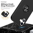 thumbnail image 7 of Entronix Protective Case Compatible with iPhone 16 Plus, Ring Holder Cover, Black, 7 of 7