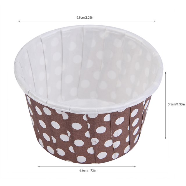 Fundas para cupcakes Forros para hornear Muffins Cajas de papel Cupcake Papers Cupcake Cups para Fiesta, Día de Acción de Gracias, Navidad, Cumplea?os#4) Khall JY11390-04