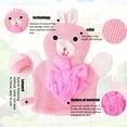 thumbnail image 1 of 4 Uds. Guantes de baño para bebé, guantes exfoliantes de dibujos animados, guantes de ducha para bebé y niño, guantes de fregado, manoplas de baño para bebés, 1 of 7