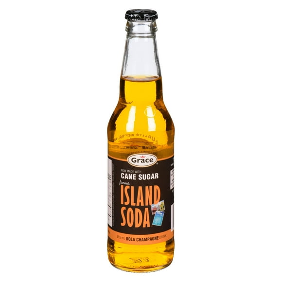 Grace Island Soda Kola Champagne, 355ml bottle, Grace Island Soda Kola Champagne, 355ml Bottle